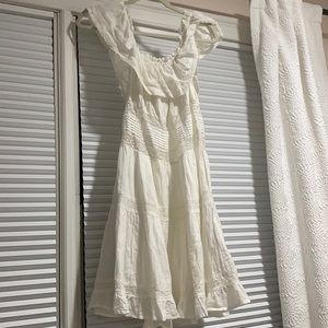 White Off the Shoulder Dress
